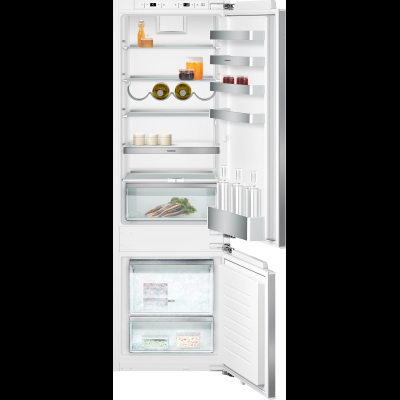 Gaggenau rb280330, 200 series, fridge-freezer, 177.2 x 55.8 cm, flat hinge with soft-close drawer