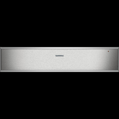 Gaggenau ws461112, 400 series, warming drawer, 60 x 14 cm, stainless steel-backed solid glass door