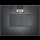 Gaggenau bm450100, 400 series, built-in compact oven with microwave function, 60 x 45 cm, door hinge: right, anthracite