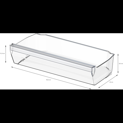 Gaggenau RT202180, 200 series, undercounter refrigerator with freezer compartment, 82 x 60 cm, flat hinge with soft close