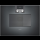 Gaggenau bm451100, 400 series, built-in compact oven with microwave function, 60 x 45 cm, door hinge: left, anthracite