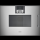 Gaggenau bmp251110, series 200, built-in compact oven with microwave function, 60 x 45 cm, door hinge: left, metallic