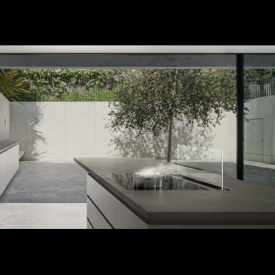 Gaggenau al200180, 200 series, table fan, 80 cm, clear glass