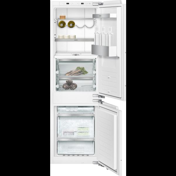 Gaggenau rb282306, 200 series, built-in fridge-freezer with freezer section below, 177.2 x 55.8 cm