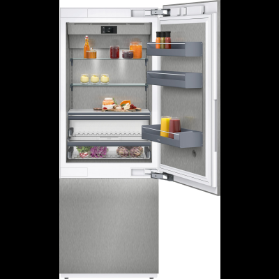 Gaggenau rb472305, 400 series, Vario built-in fridge-freezer with freezer section below, 212.5 x 75.6 cm