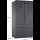 Gaggenau ry295350, 200 series, fridge-freezer, multi-door, 183 x 90.5 cm, stainless steel black